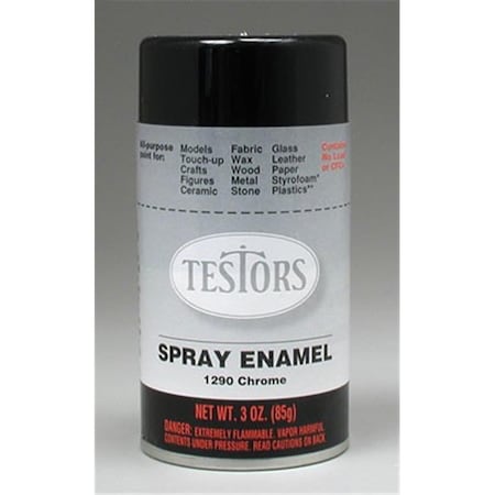 Testors Testors Gloss Enamel Spray Paint - Chrome TES1290T
